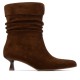 Zapatos	 Bota antelina vuelta mujer XTi