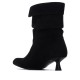 Zapatos	 Bota antelina vuelta mujer XTi