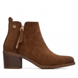 Zapatos	 Botín antelina mujer XTi