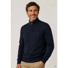 Jerséis y Sudaderas	 Jersey media cremallera hombre