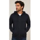 Jerséis y Sudaderas	 Sudadera capucha cremallera hombre