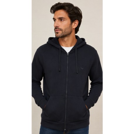 Jerséis y Sudaderas	 Sudadera capucha cremallera hombre