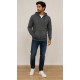 Jerséis y Sudaderas	 Sudadera capucha cremallera hombre