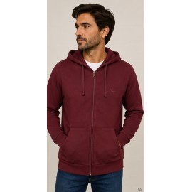 Jerséis y Sudaderas	 Sudadera capucha cremallera hombre
