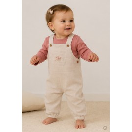 Conjuntos	 Conjunto bebé peto rayas camiseta