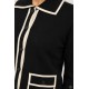 Abrigos y Chaquetas	 Chaqueta punto bicolor mujer