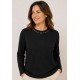 Jerséis y Sudaderas	 Jersey cuello tachuelas mujer