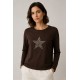 Camisetas y Polos	 Camiseta fantasía manga larga mujer