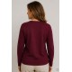 Jerséis y Sudaderas	 Jersey cuello pico brillos mujer