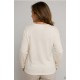 Jerséis y Sudaderas	 Jersey cuello pico brillos mujer