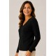 Jerséis y Sudaderas	 Jersey cuello pico mujer