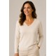 Jerséis y Sudaderas	 Jersey cuello pico mujer