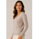 Jerséis y Sudaderas	 Jersey cuello pico mujer