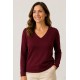 Jerséis y Sudaderas	 Jersey cuello pico mujer