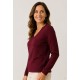 Jerséis y Sudaderas	 Jersey cuello pico mujer
