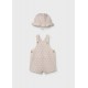 Peto+gorro bebé lino Mayoral