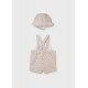 Peto+gorro bebé lino Mayoral