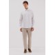 Camisa hombre cuello italiano lisa