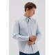 Camisa hombre cuello italiano lisa