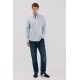 Camisa hombre cuello italiano lisa