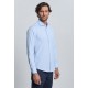 Camisa hombre cuello italiano rayas