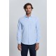 Camisa hombre cuello italiano rayas