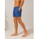 Bañador estampados azul hombre