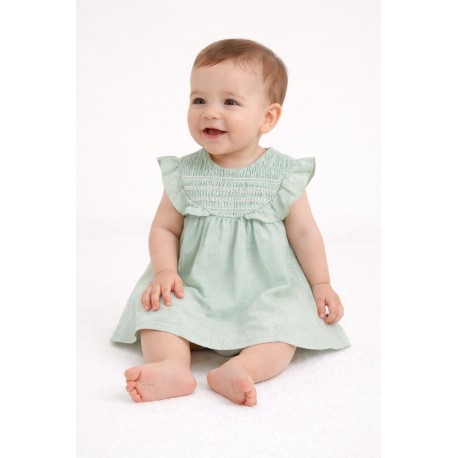 Vestido bebé punto inglés Mayoral