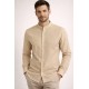 Camisa hombre lino cuello mao