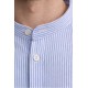 Camisa hombre rayas cuello mao