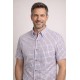 Camisa hombre manga corta cuadros