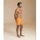 Bañador hombre naranja liso