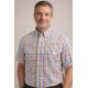Camisa hombre cuadros multicolor