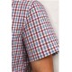Camisa cuadros hombre manga corta