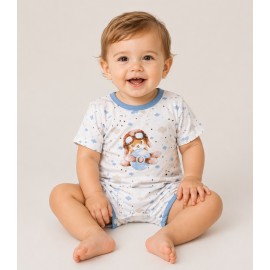 Pijama pelele bebé "Nubes"