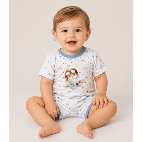 Pijama pelele bebé "Nubes"