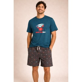Pijama hombre "Cangrejos"