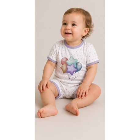 Pijama pelele bebé "Globos"