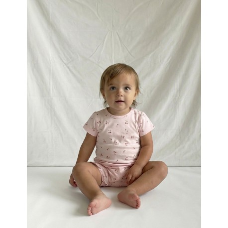 Pijama pelele "Cerezas" bebé Waterlemon