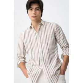 Camisa rayas lino hombre Tiffosi