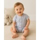 Peto bebé rayas manga corta