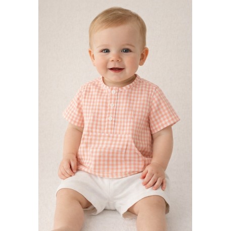 Conjunto bebé cuadros Newness