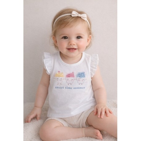 Camiseta bebé "Helados" Newness