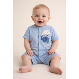 Pijama pelele bebé "Elefante" Don Algodón