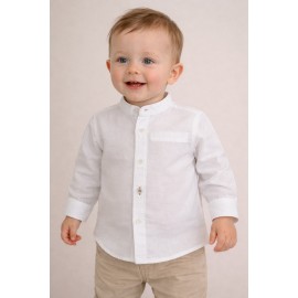 Camisa bebé cuello mao Losan