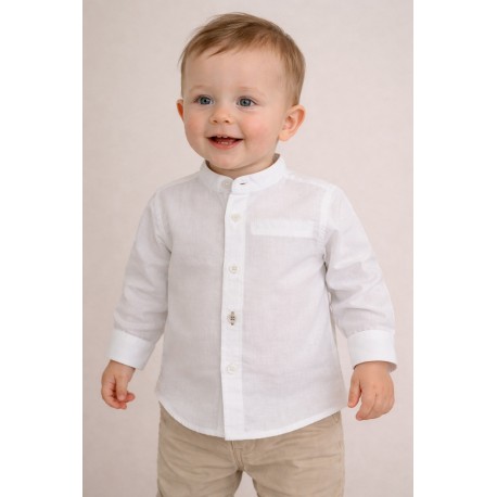 Camisa bebé cuello mao Losan