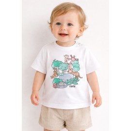Camiseta bebé "Animales" Losan