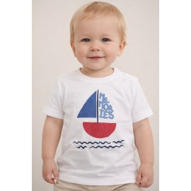Camiseta bebé "Barco" Losan