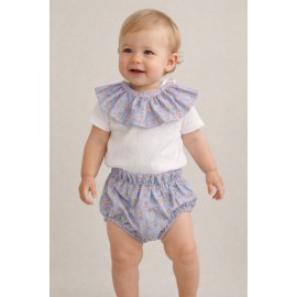 Conjunto braga y cuello estampado