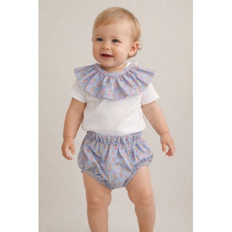 Conjunto braga y cuello estampado
